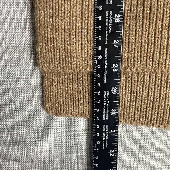 Salt Murphy Wool Sweater Womens Medium Brown Tan Top Sleeveless Alpaca Blend - Picture 6 of 11